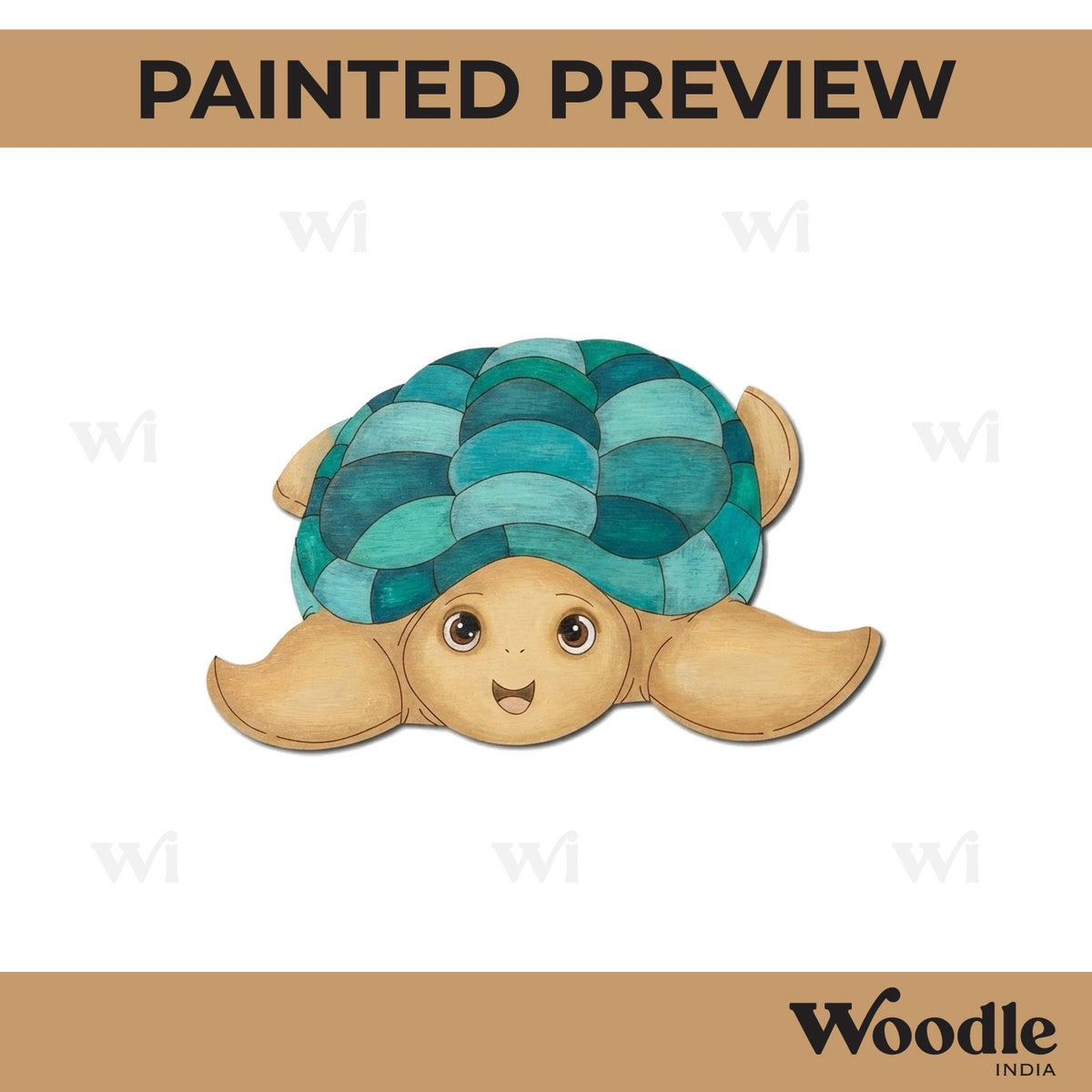 Turtle Pre Marked MDF Design 6