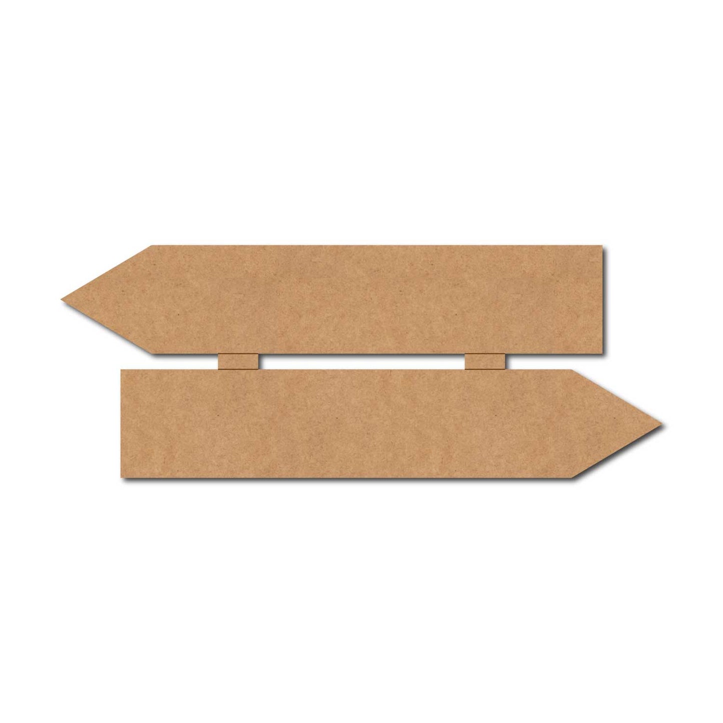 Two Arrow Plank Nameplate MDF Design 1