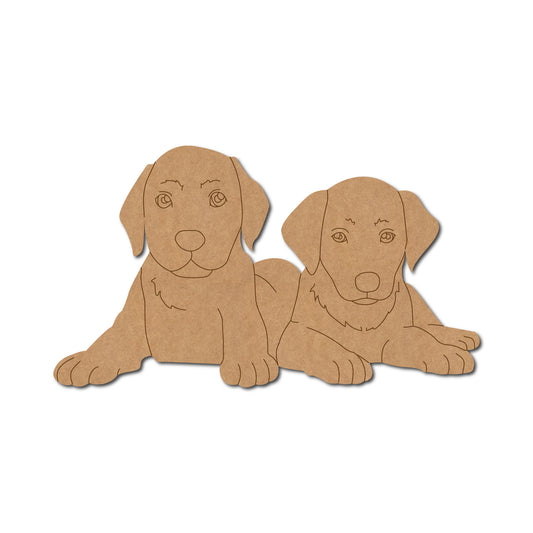 Two Dogs Pre Marked MDF Design 1