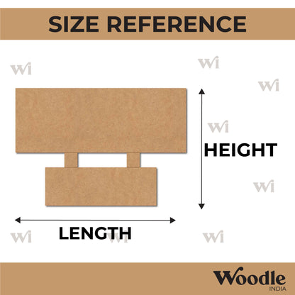 Two Plank Nameplate MDF Design 1