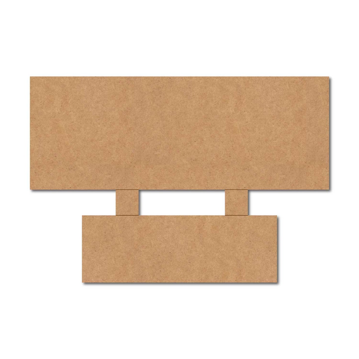 Two Plank Nameplate MDF Design 1