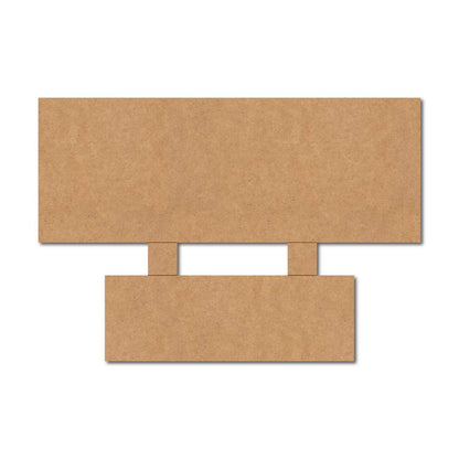 Two Plank Nameplate MDF Design 1