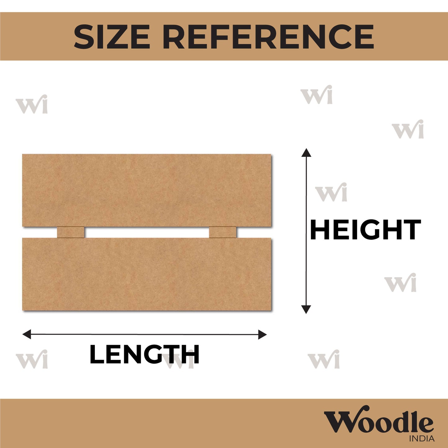 Two Plank Nameplate MDF Design 2