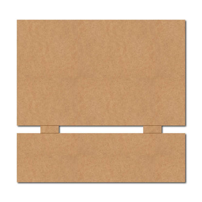 Two Plank Nameplate MDF Design 3