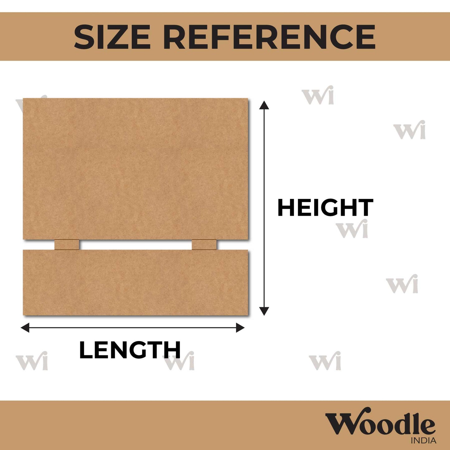 Two Plank Nameplate MDF Design 3