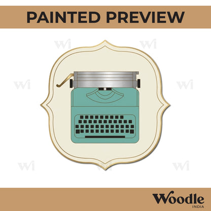 Typewriter Pre Marked Base MDF Design 1