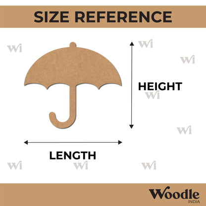 Umbrella Cutout MDF Design 1