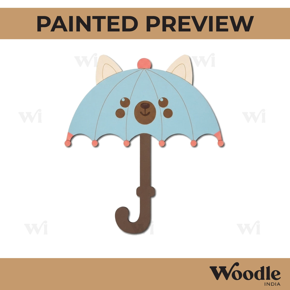 Umbrella Pre Marked MDF Design 1