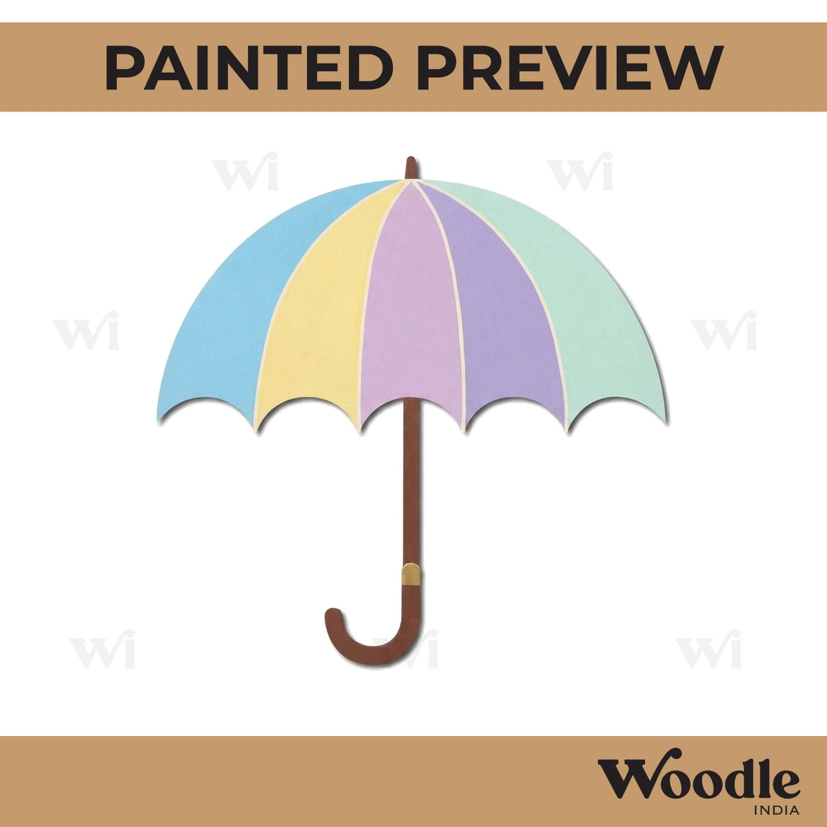 Umbrella Pre Marked MDF Design 2