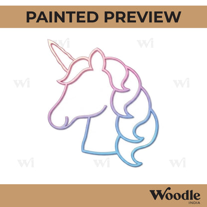 Unicorn Cutout MDF Design 5