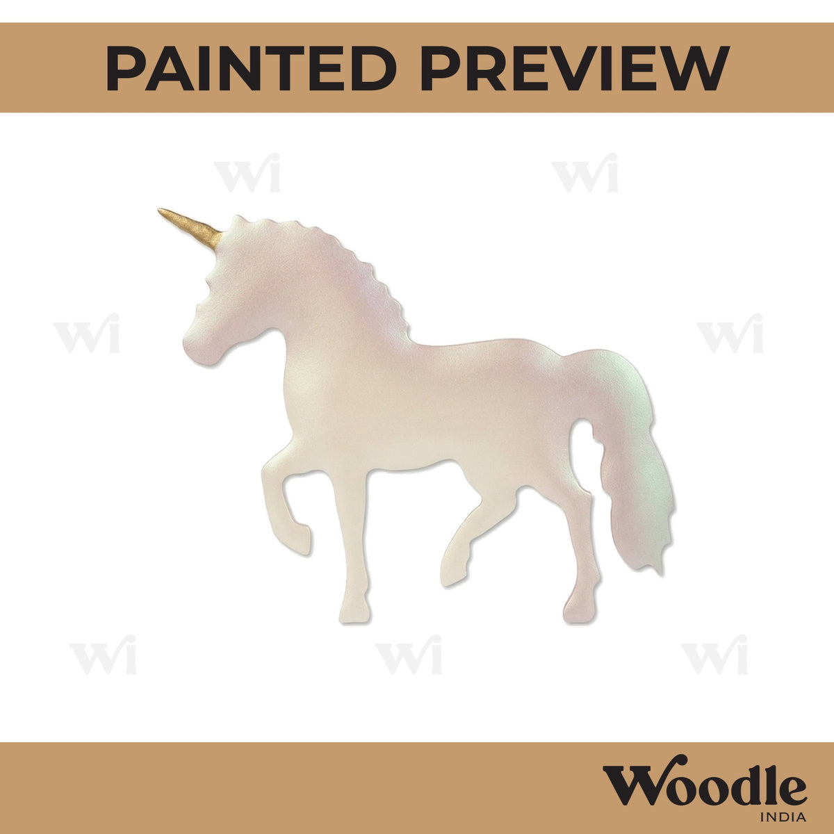 Unicorn Cutout MDF Design 6
