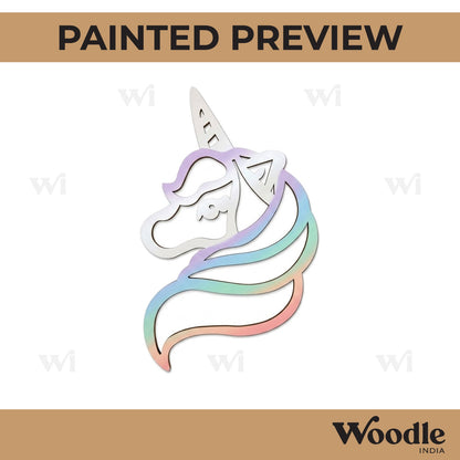 Unicorn Cutout MDF Design 7