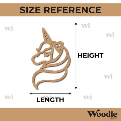 Unicorn Cutout MDF Design 7