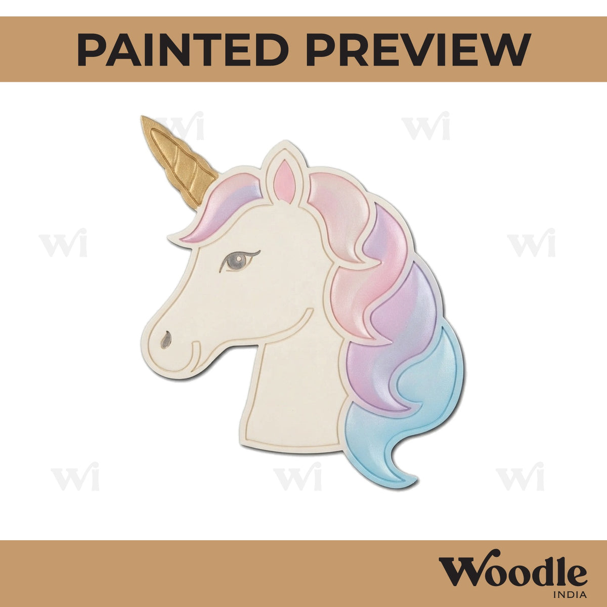 Unicorn Mosaic Art MDF Design 3