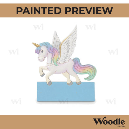 Unicorn Nameplate Pre Marked MDF Design 1
