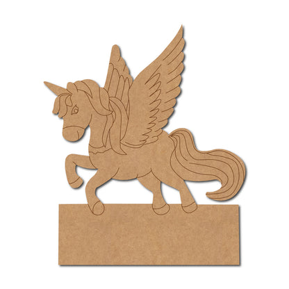 Unicorn Nameplate Pre Marked MDF Design 1