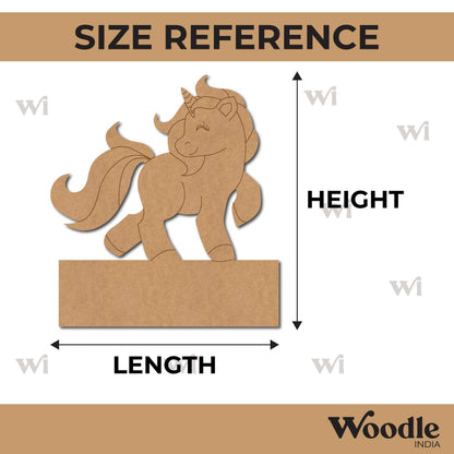 Unicorn Nameplate Pre Marked MDF Design 2
