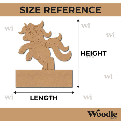 Unicorn Nameplate Pre Marked MDF Design 3