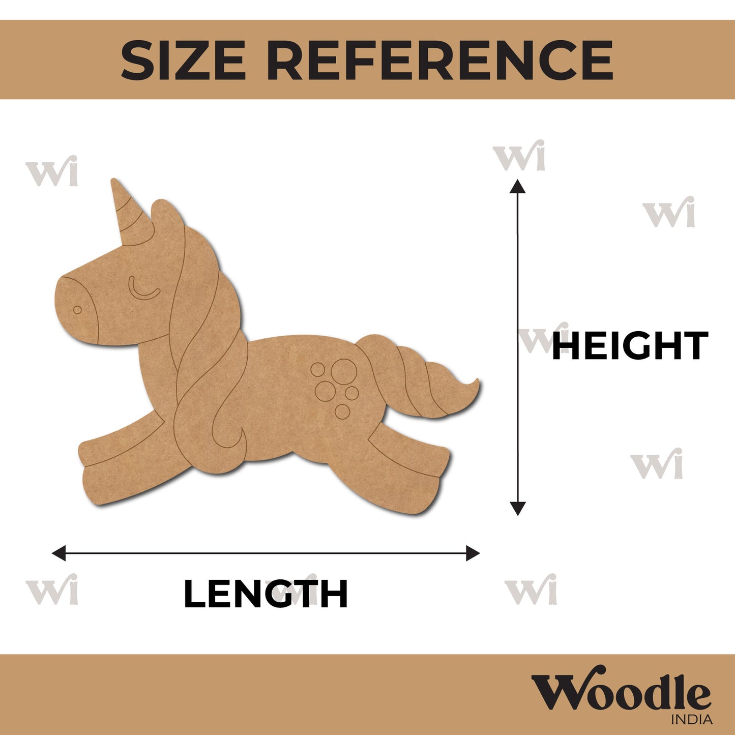 Unicorn Pre Marked MDF Design 13