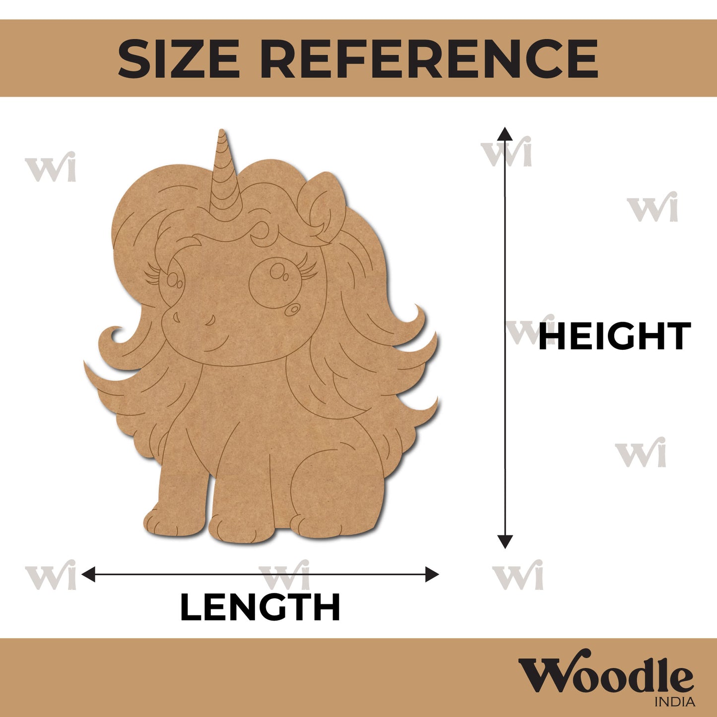 Unicorn Pre Marked MDF Design 15