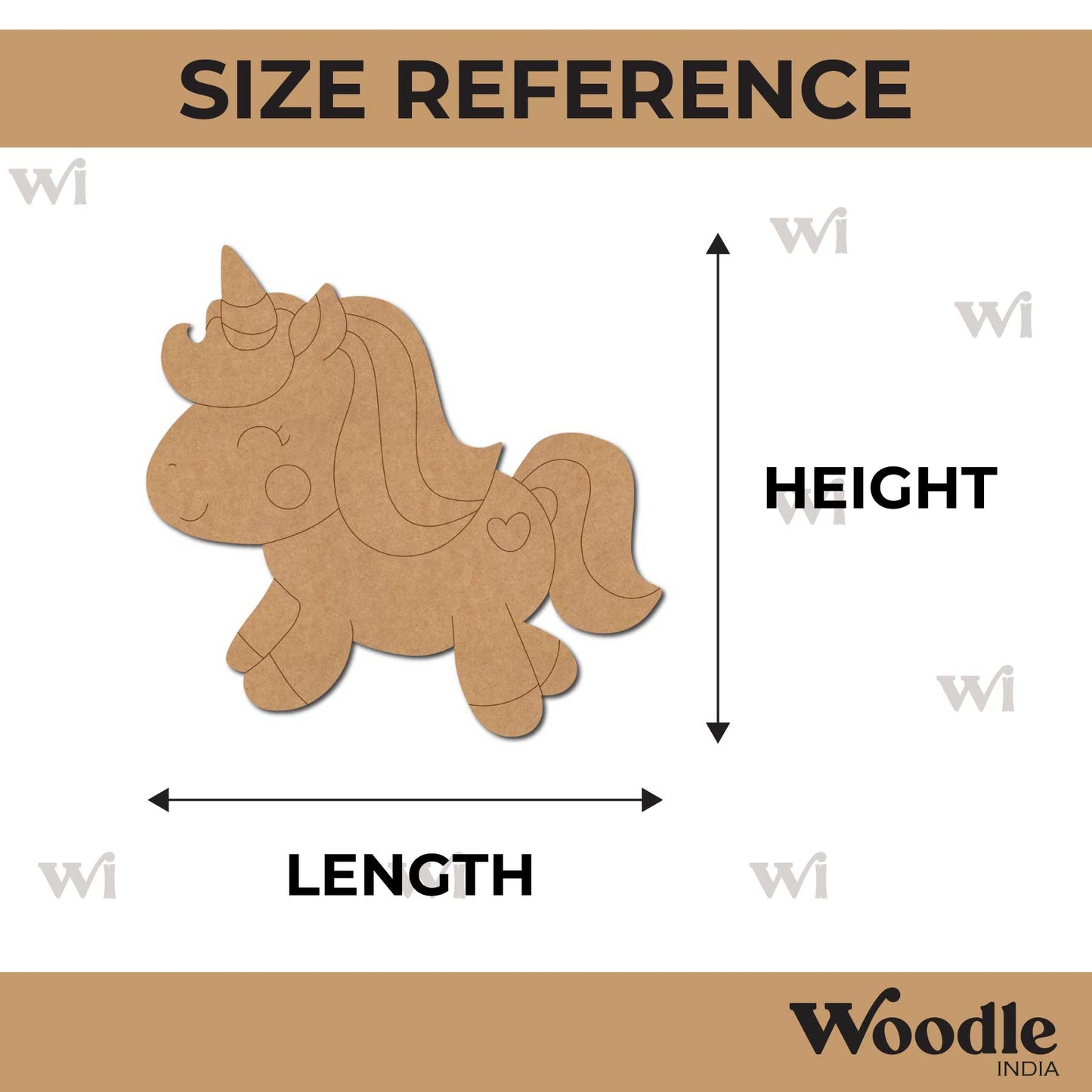 Unicorn Pre Marked MDF Design 16
