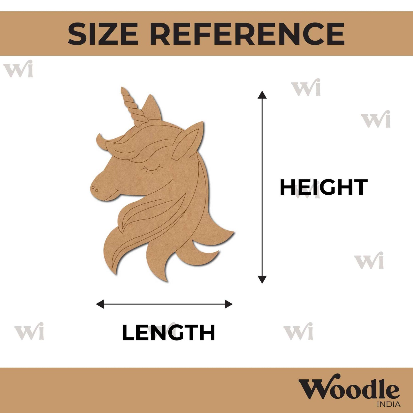 Unicorn Pre Marked MDF Design 17