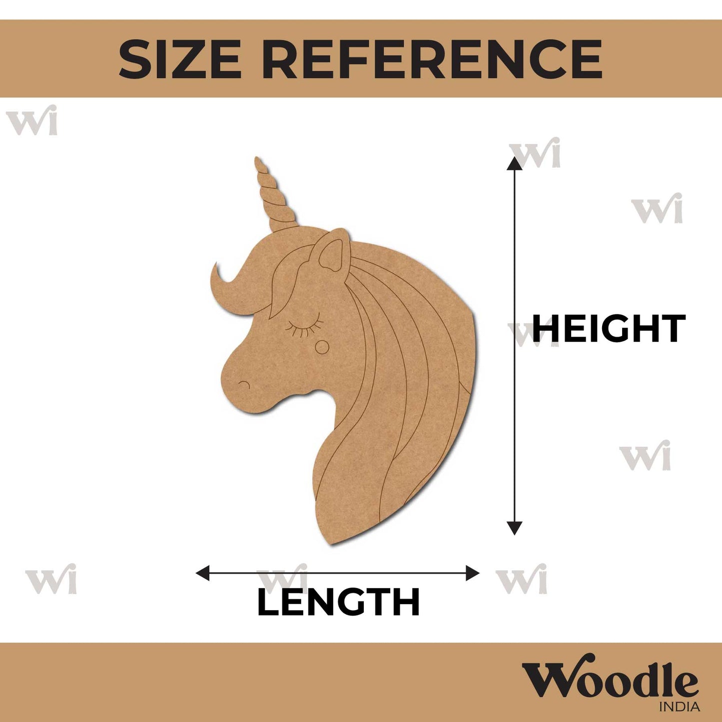 Unicorn Pre Marked MDF Design 18