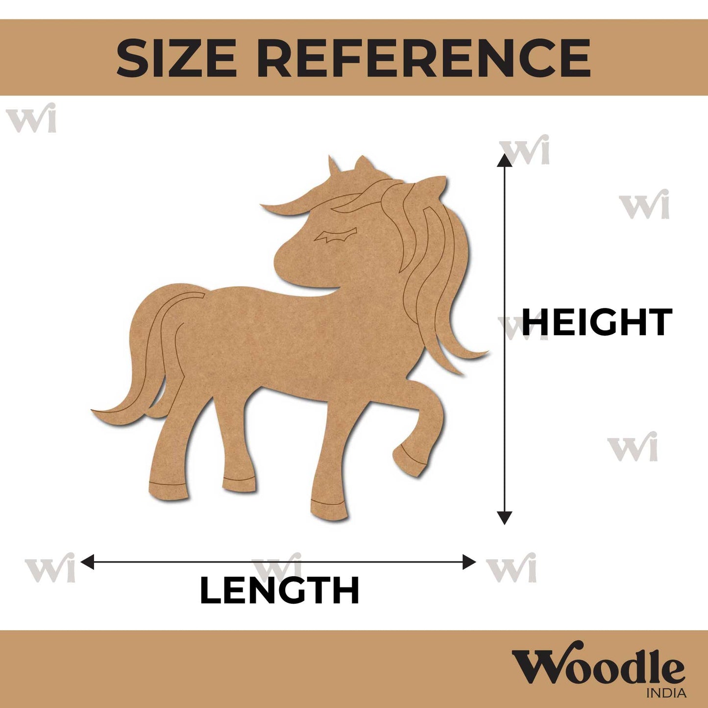 Unicorn Pre Marked MDF Design 23