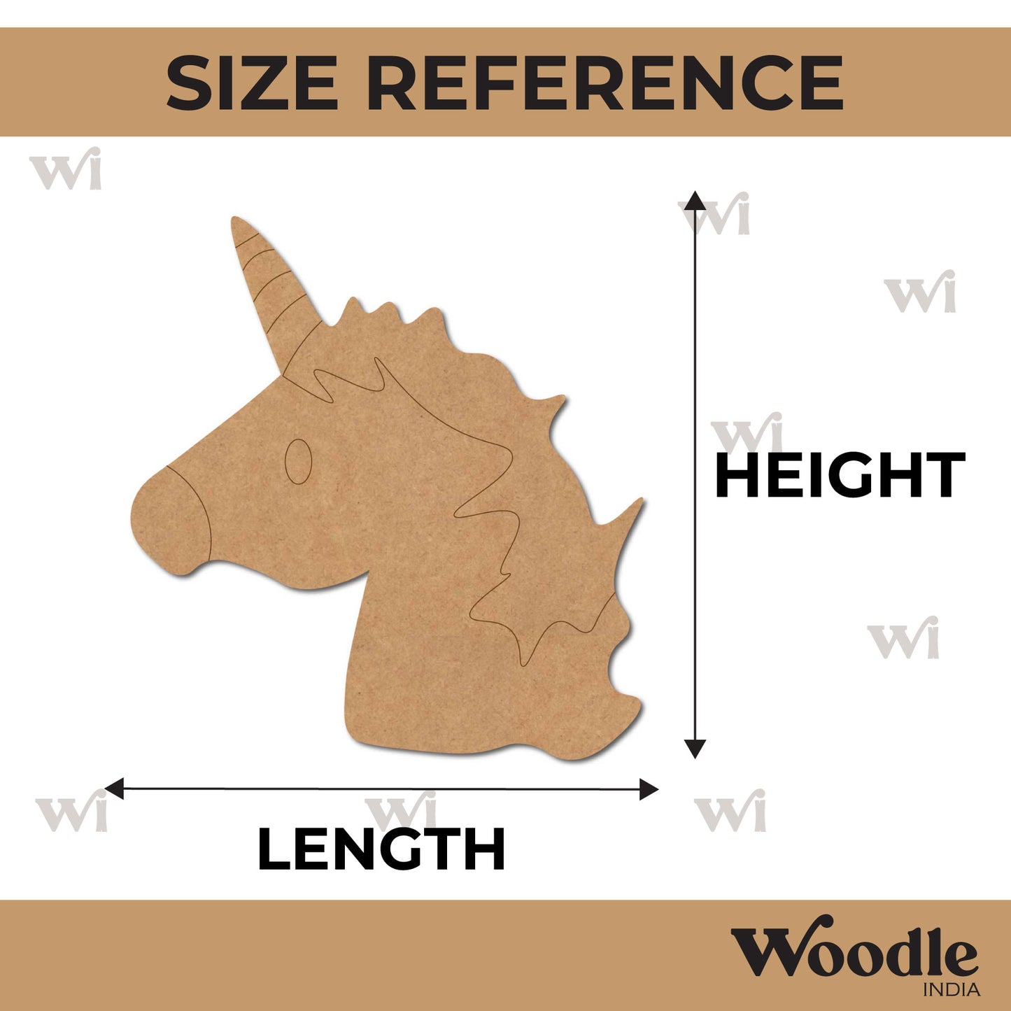 Unicorn Pre Marked MDF Design 24