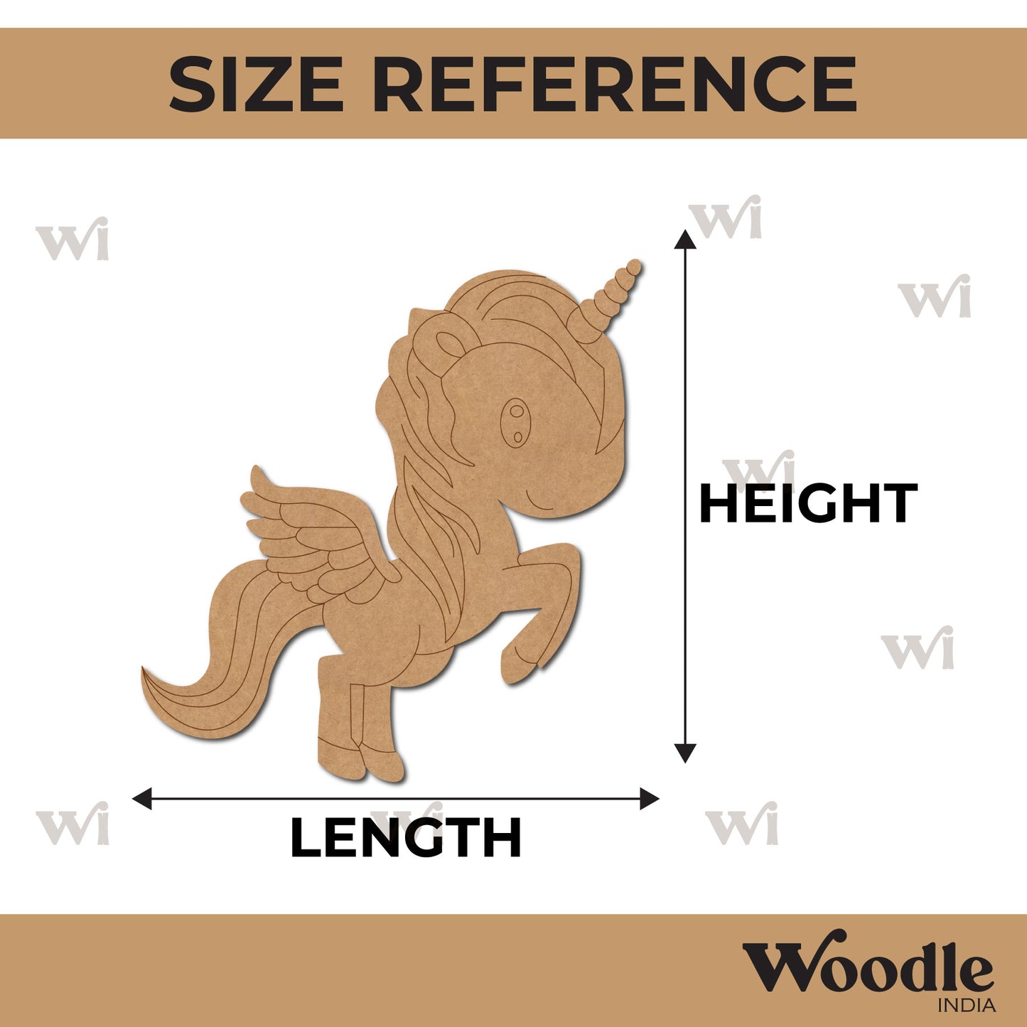 Unicorn Pre Marked MDF Design 26