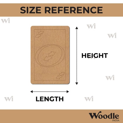 Uno Reverse Card Pre Marked MDF Design 1