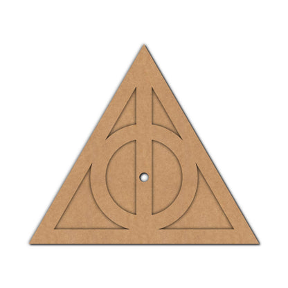 Triangle Clock MDF Design 1