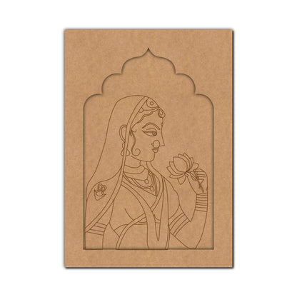 Maharani Bani Thani Jharokha Pre Marked MDF Design 1