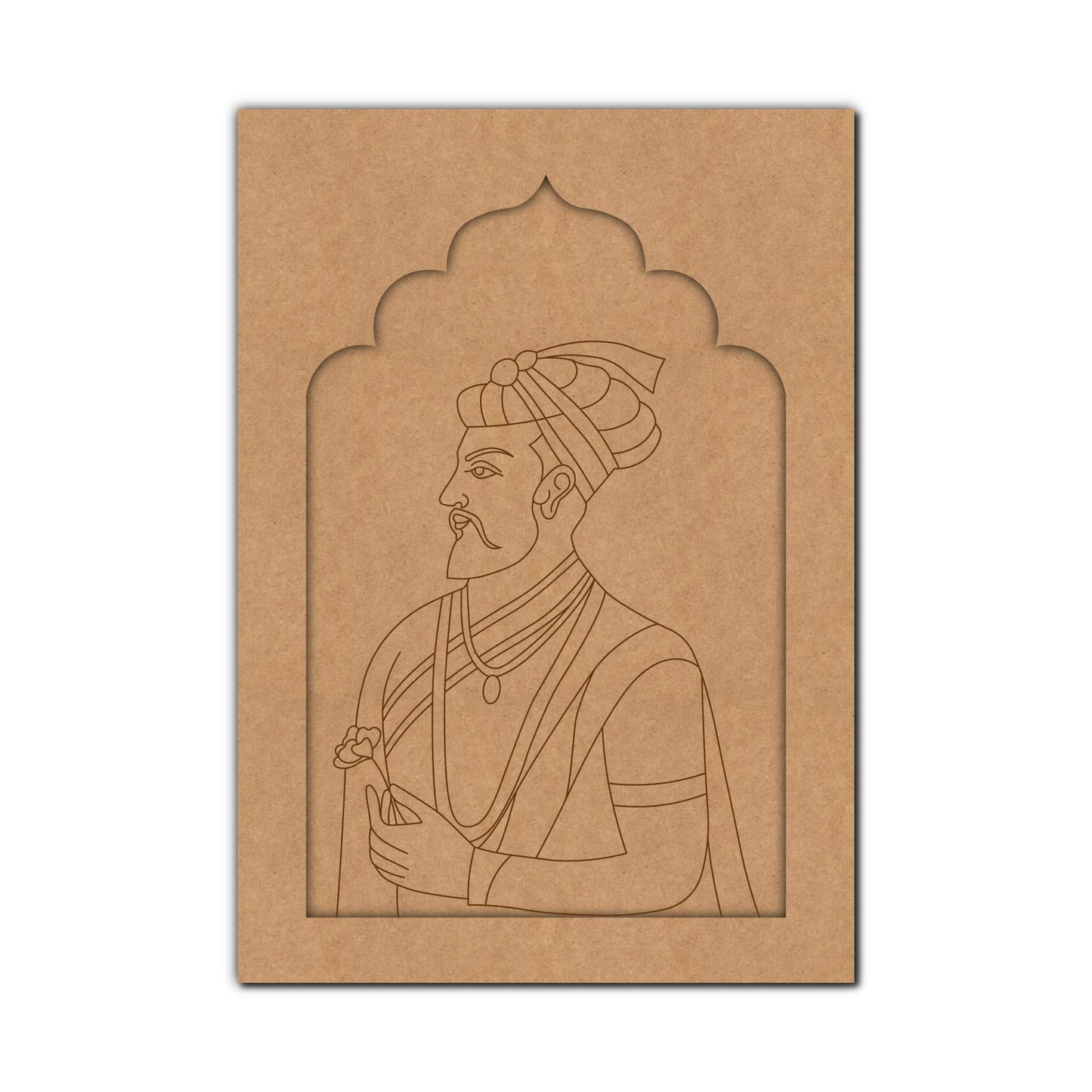 Maharaja Bani Thani Jharokha Pre Marked MDF Design 3