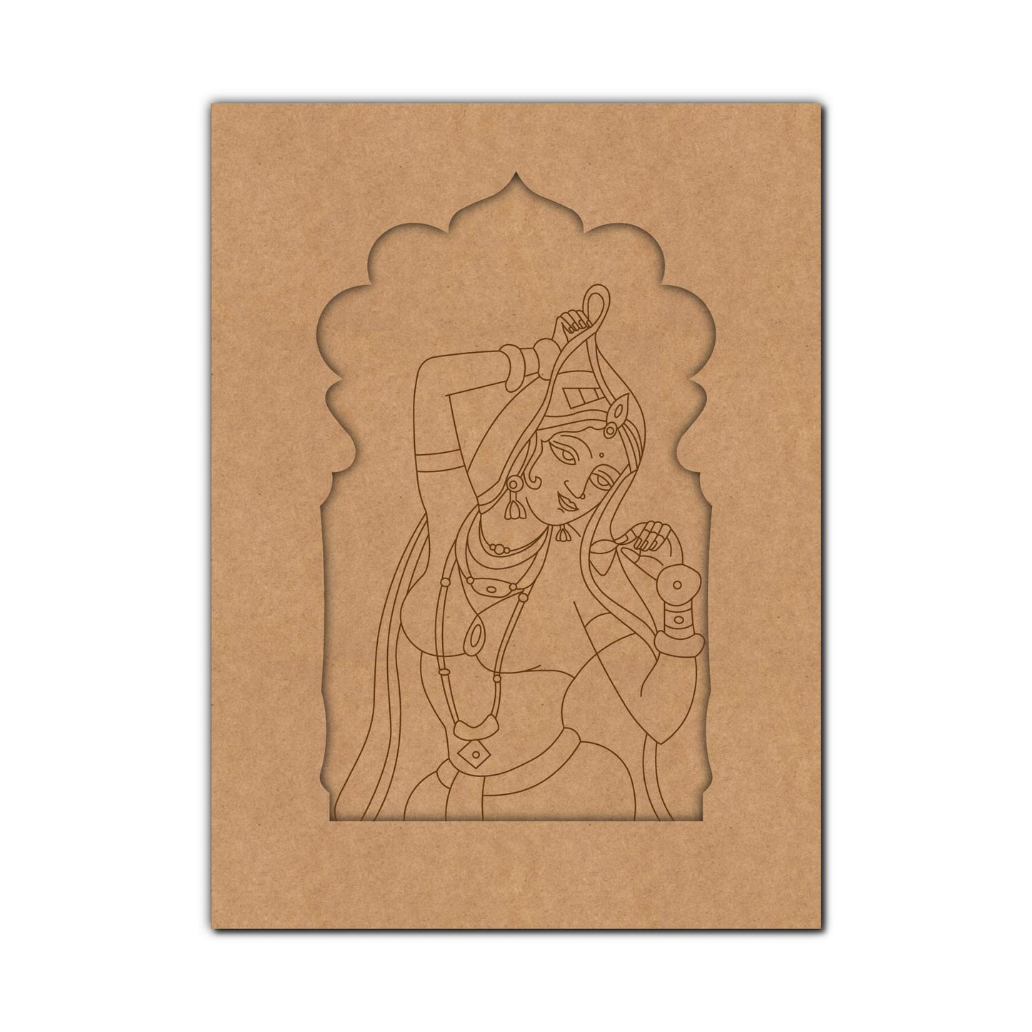 Maharani Bani Thani Jharokha Pre Marked MDF Design 4