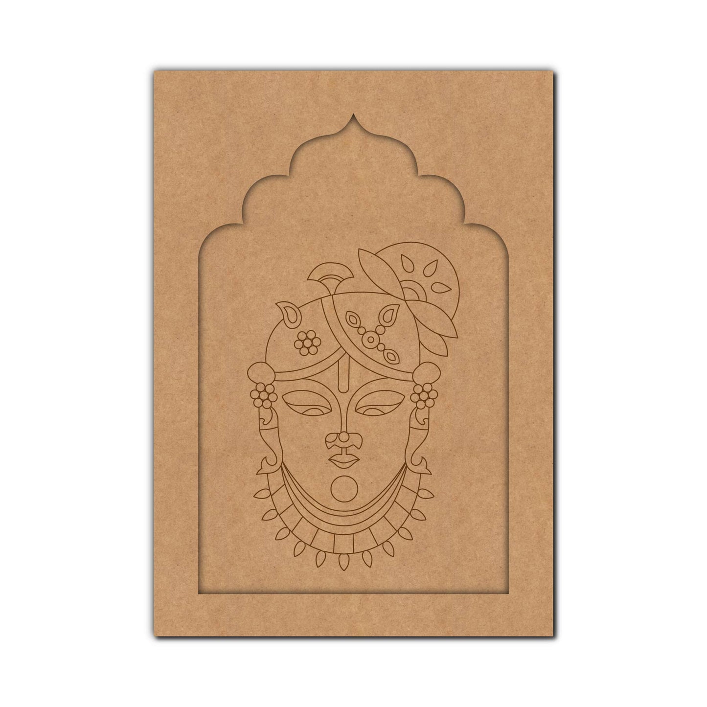 Shrinath Ji Jharokha Pre Marked MDF Design 2