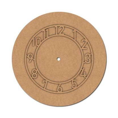 Round Clock MDF Design 2