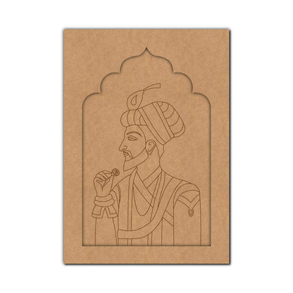 Maharaja Bani Thani Jharokha Pre Marked MDF Design 2