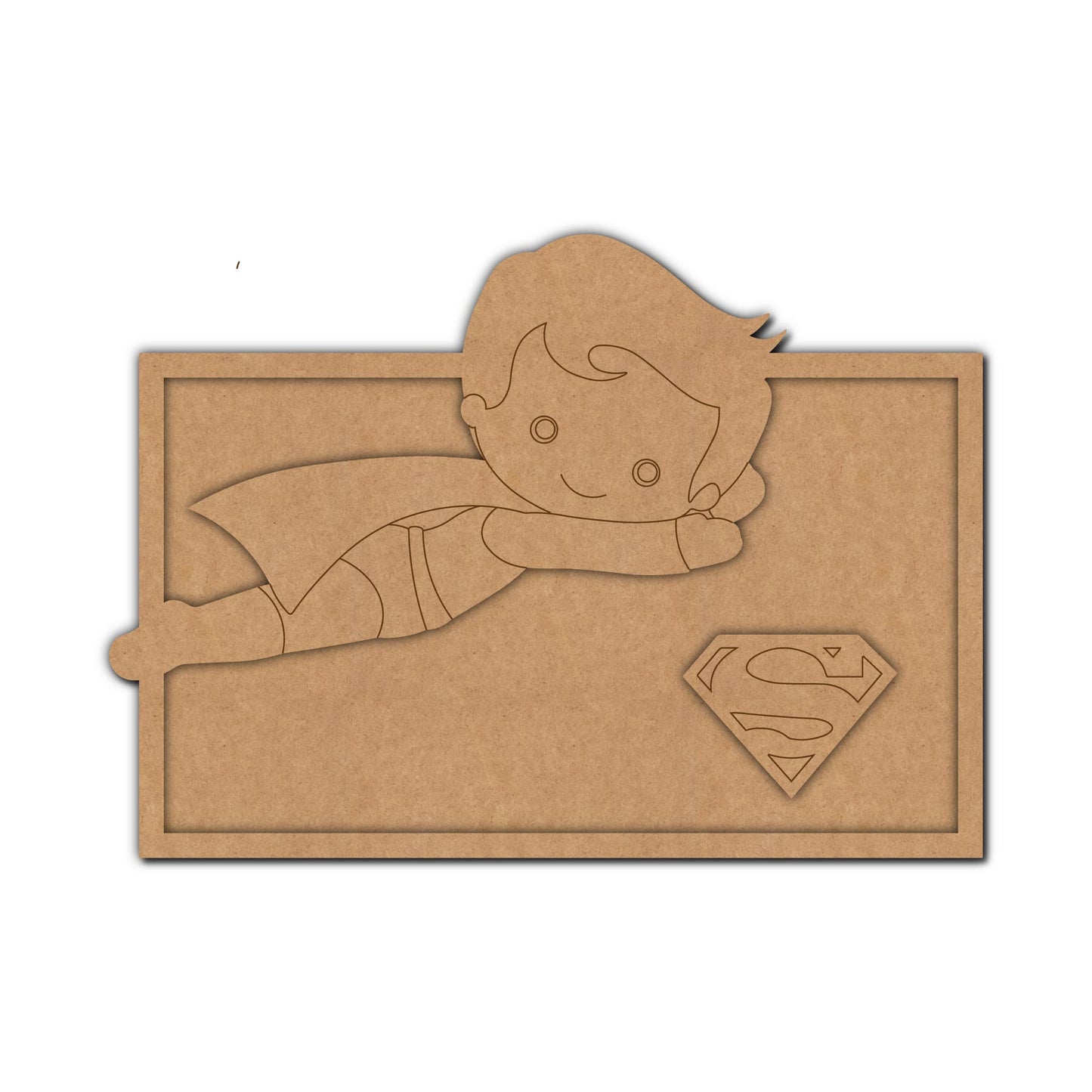 Superman DC Pre Marked Frame MDF Design 1