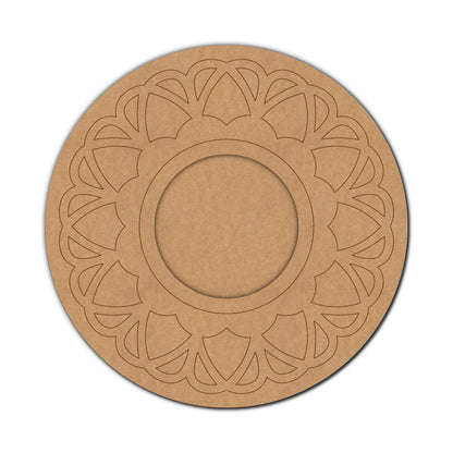 Diya Tealight Holder MDF Design 77