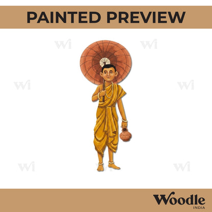 Vamana Avatar Of Lord Vishnu Pre Marked MDF Design 1