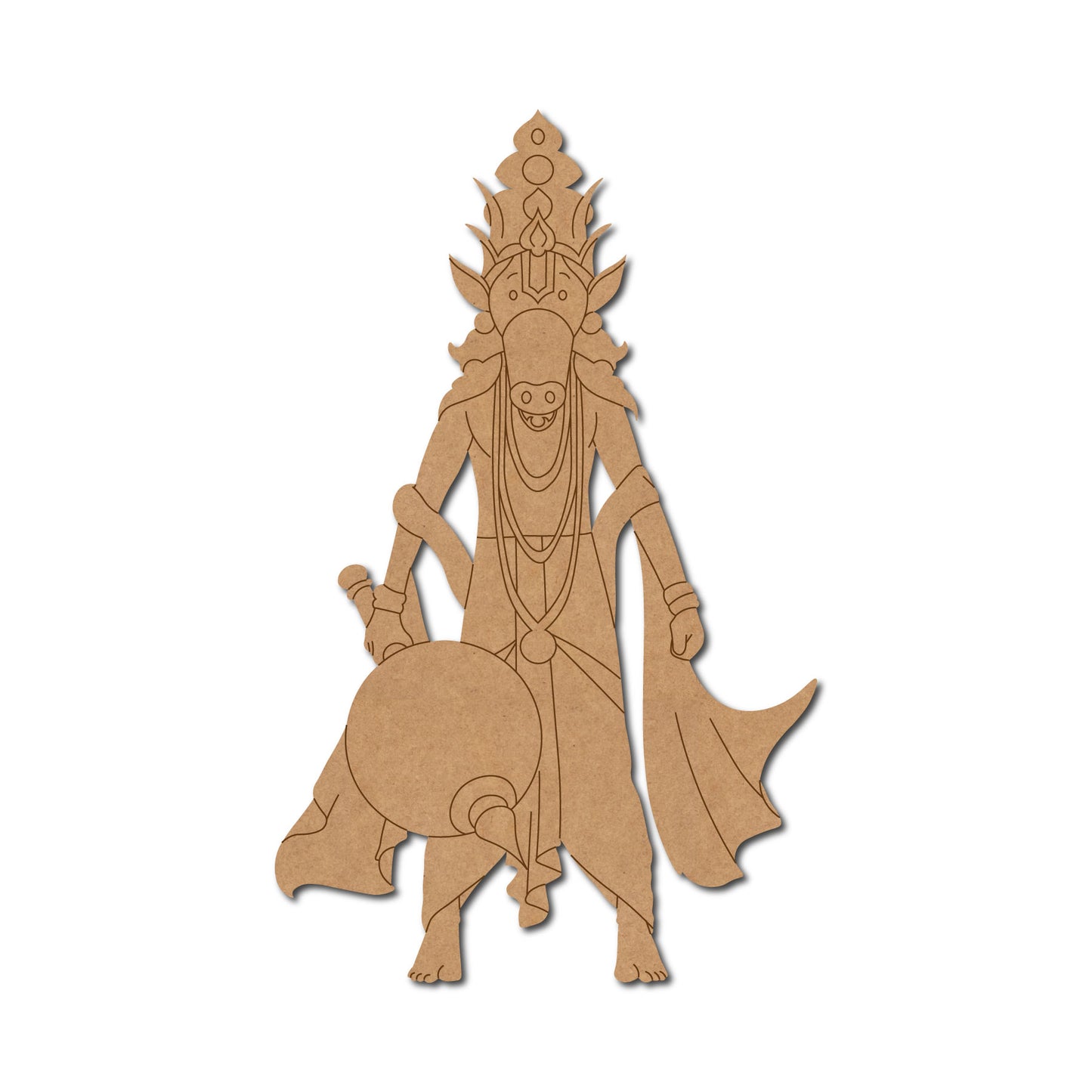 Varaha Avatar Of Lord Vishnu Pre Marked MDF Design 1