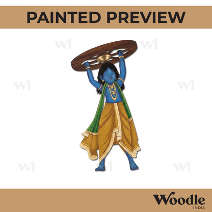 Veer Abhimanyu Mahabharata Pre Marked MDF Design 1
