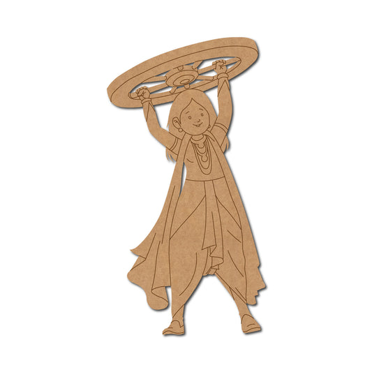 Veer Abhimanyu Mahabharata Pre Marked MDF Design 1