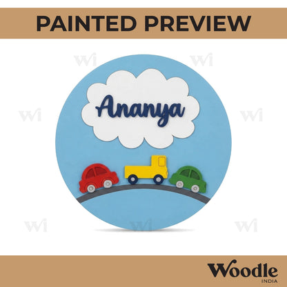 Vehicles Nameplate MDF Design 2