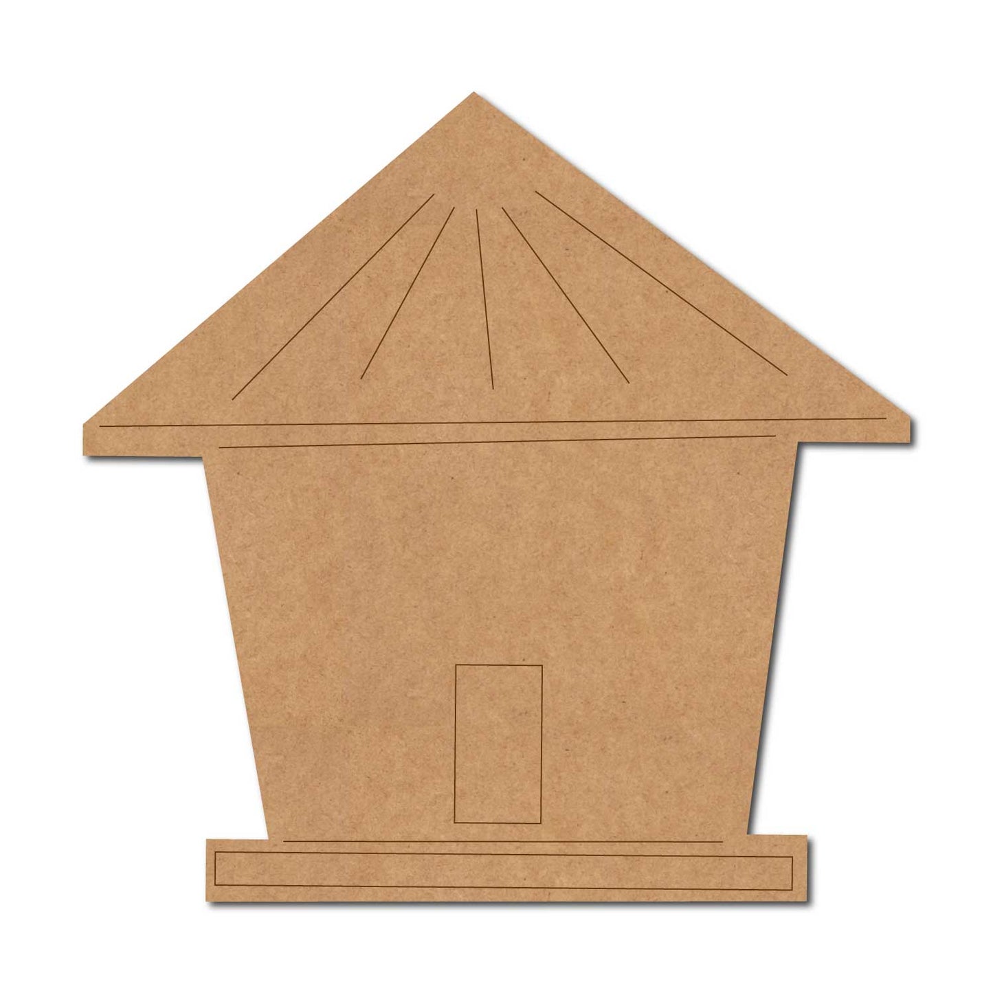 Village House Pre Marked MDF Design 1