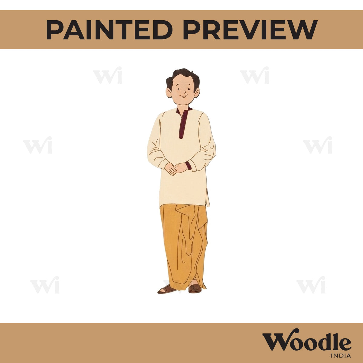 Village Man Pre Marked MDF Design 2