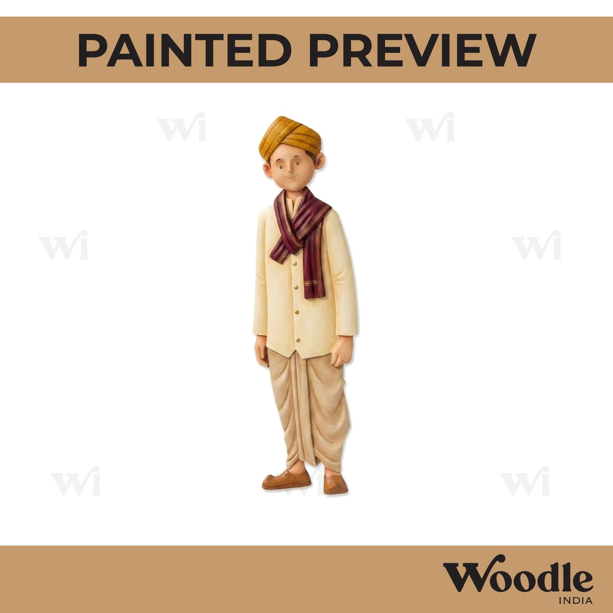 Village Man Pre Marked MDF Design 3