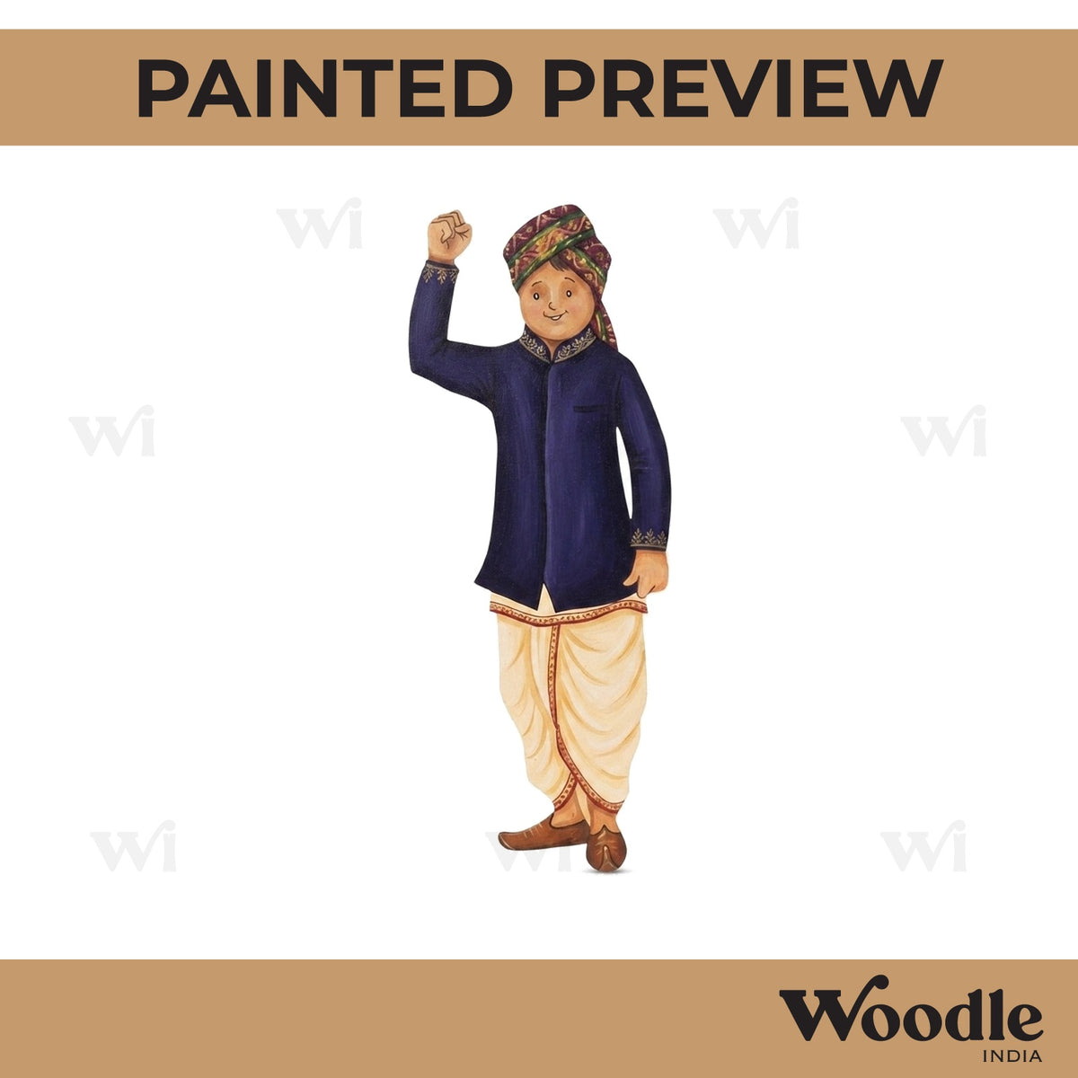 Village Man Pre Marked MDF Design 5