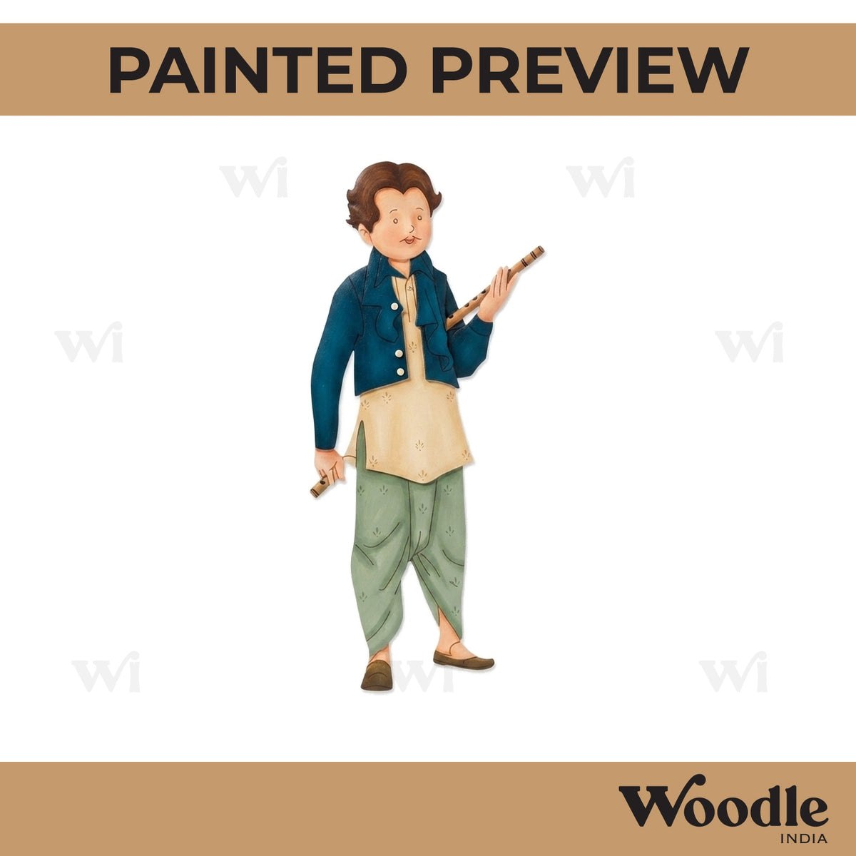 Village Man Pre Marked MDF Design 6